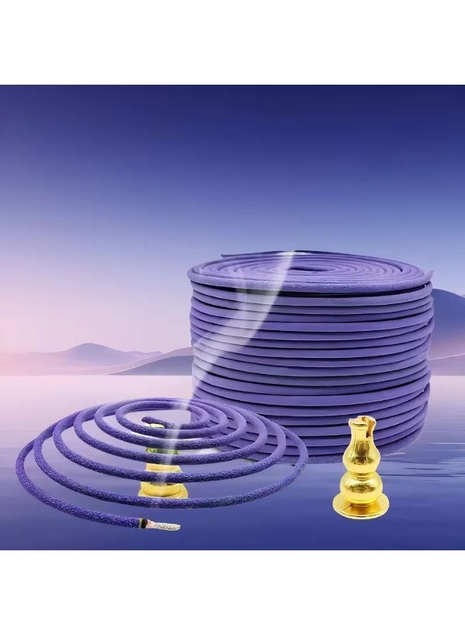 لفائف بخور | خشب الصندل، العود، البخور، الياسمين، الخزامى، المريمية، الورد | معطر منزلي. مناسب لليوغا، التأمل، الاسترخاء، والمناسبات. 40 قطعة (لفائف - الخزامى) - Image 4